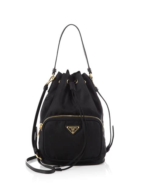 prada drawstring nylon bag|Prada nylon crossbody bag vintage.